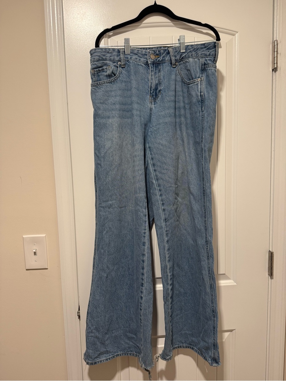Pacsun Low Rise Baggy, Light Blue Women's Jeans